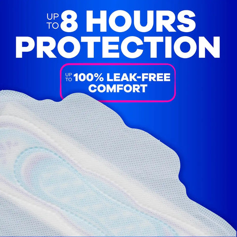Always Ultra Thin Pads with Wings, Size 2, Long Super, 42 Count