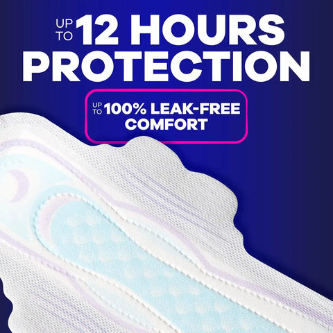 Always Ultra Thin Overnight Pads, Size 5, Extra Heavy Overnight, Unscented, 92 Count (2 Packs of 46)